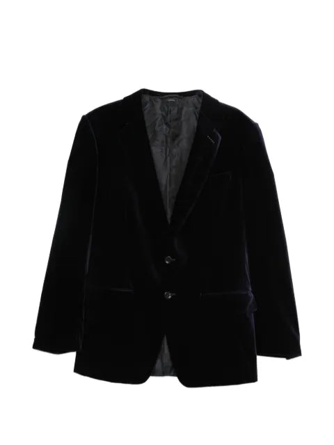 TOM FORD velvet single-breasted blazer