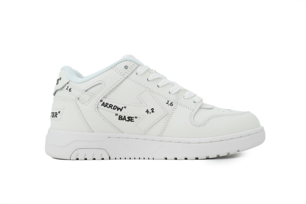 Off White Out of Office OOO Sneakers White Black OMIA189F25LEA0070110